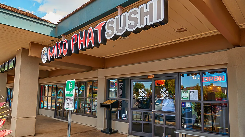 Maui Best All Organic Miso Phat Sushi