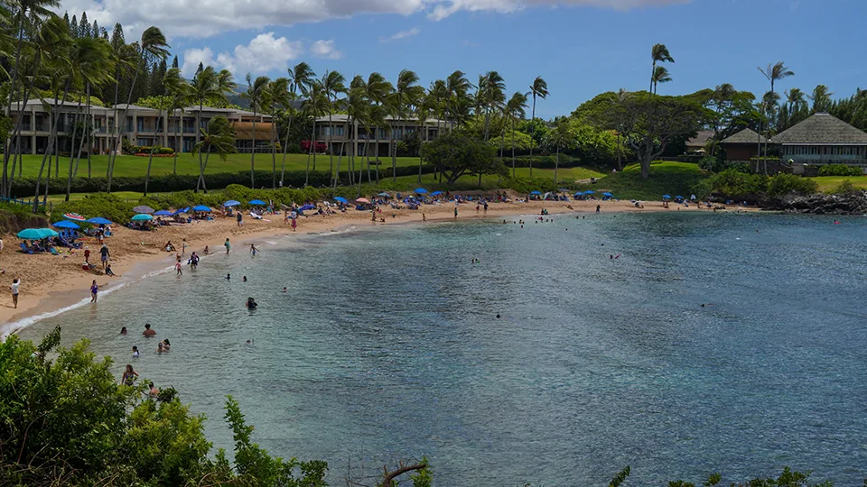 Snorkeling at Kapalua Bay Maui Hawaii