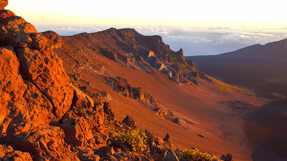 Haleakala at sunset