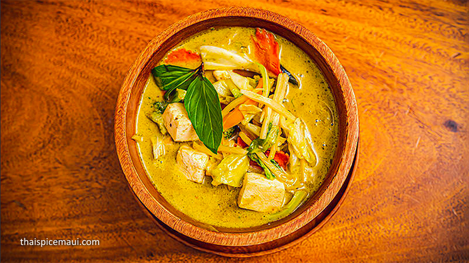 Featured curry at Paia restaurant