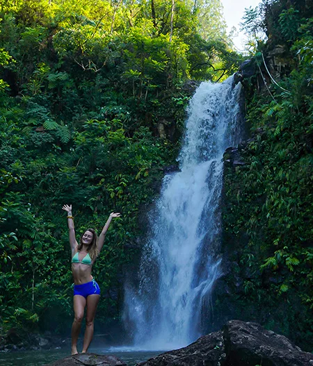 Nuyenlee Falls Maui Hawaii