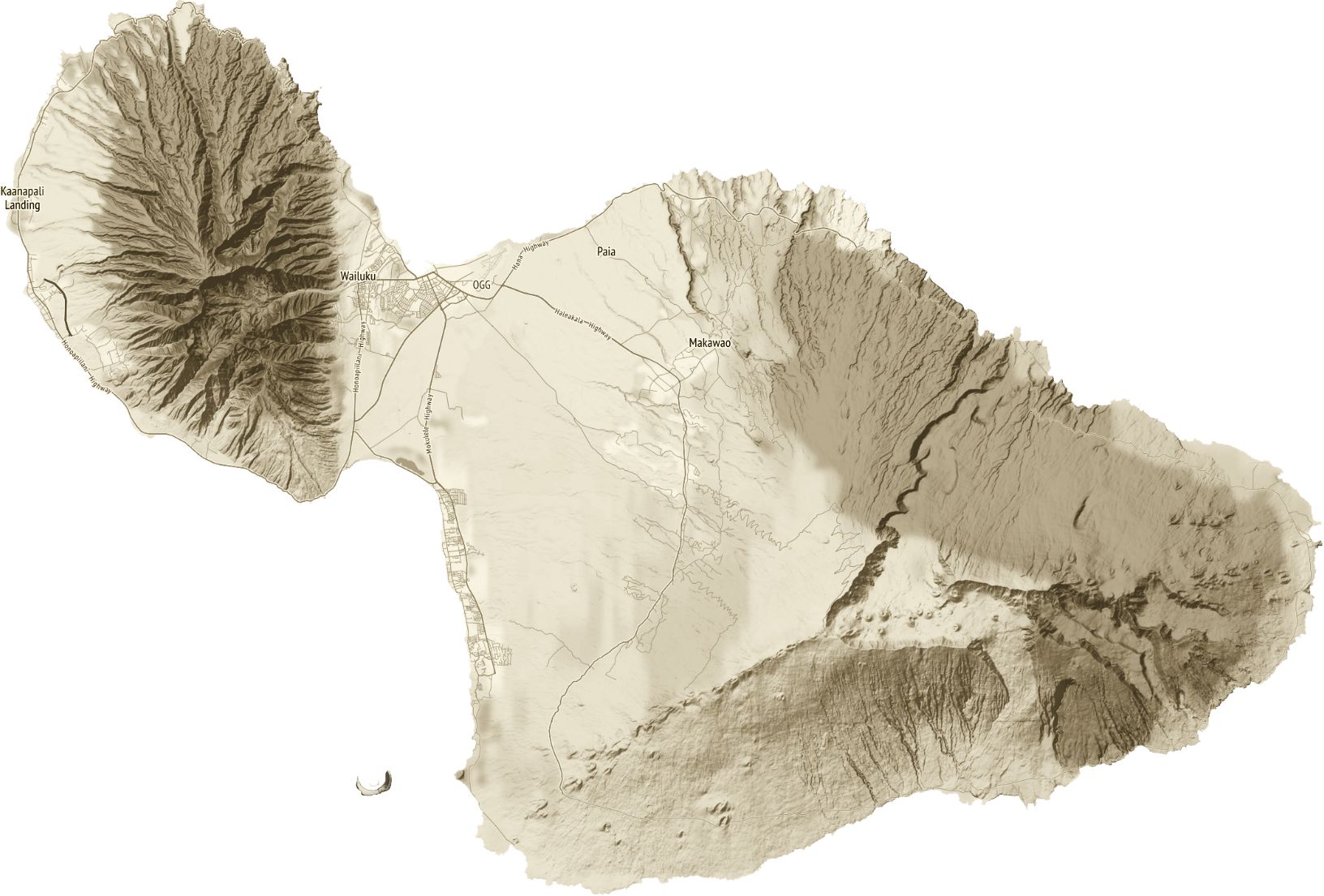 Maui map