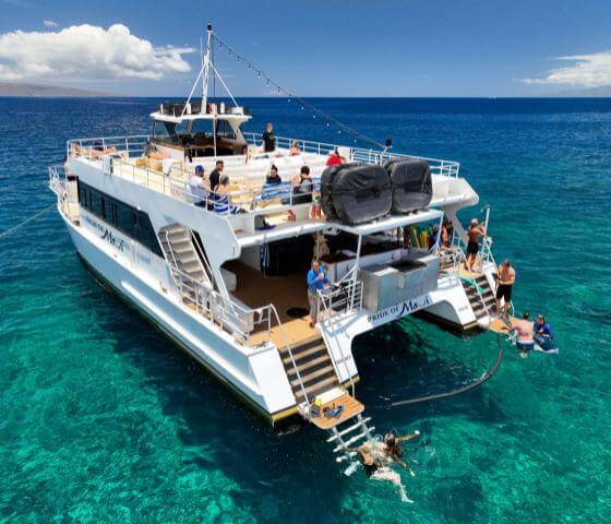 Pride of Maui Boat Comfortable and Spacious