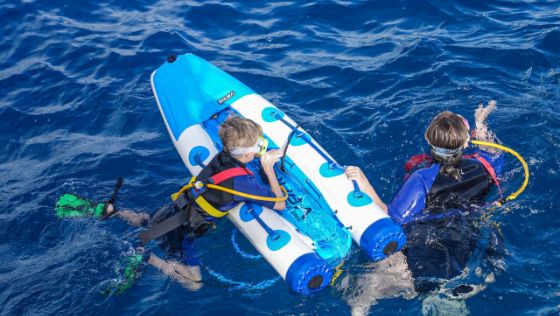 SNUBA diving